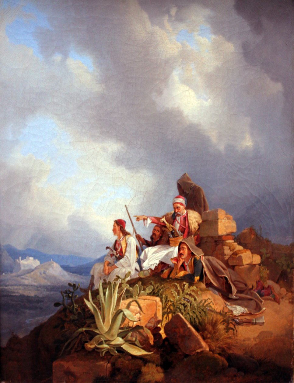 Palikars near Athens by Peter von Hess