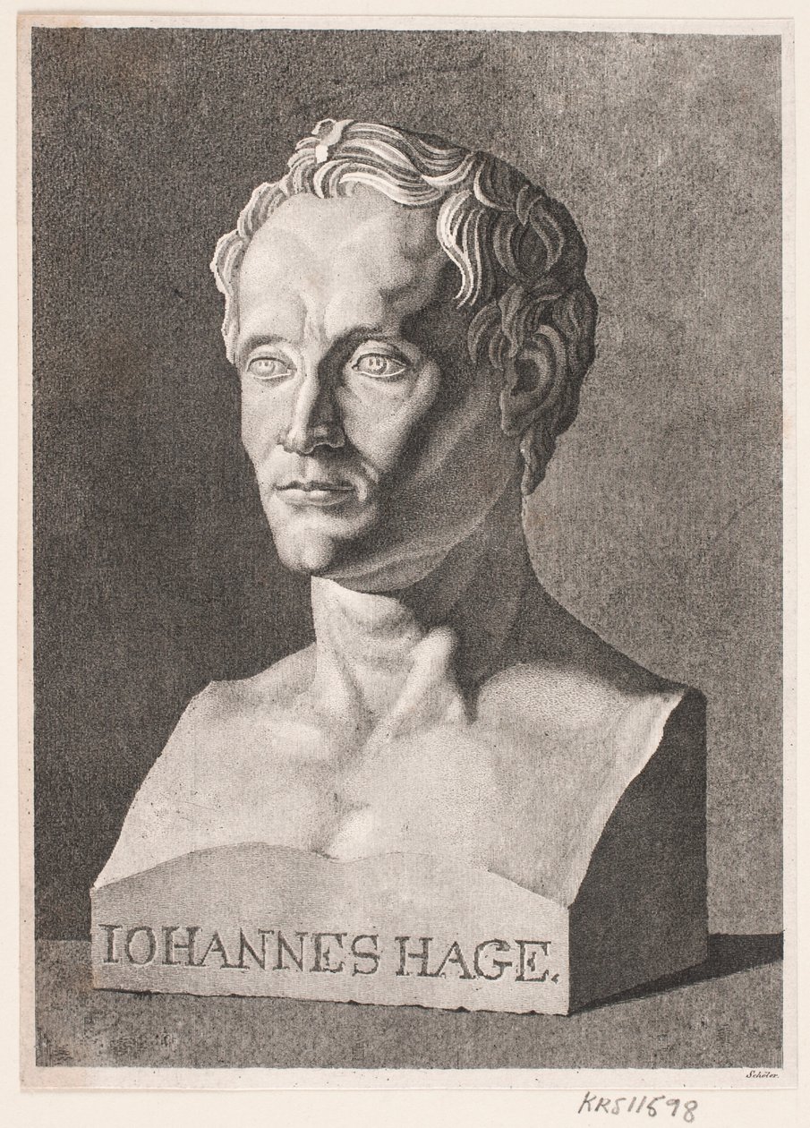 Johannes Hage by Peter Christian Schøler