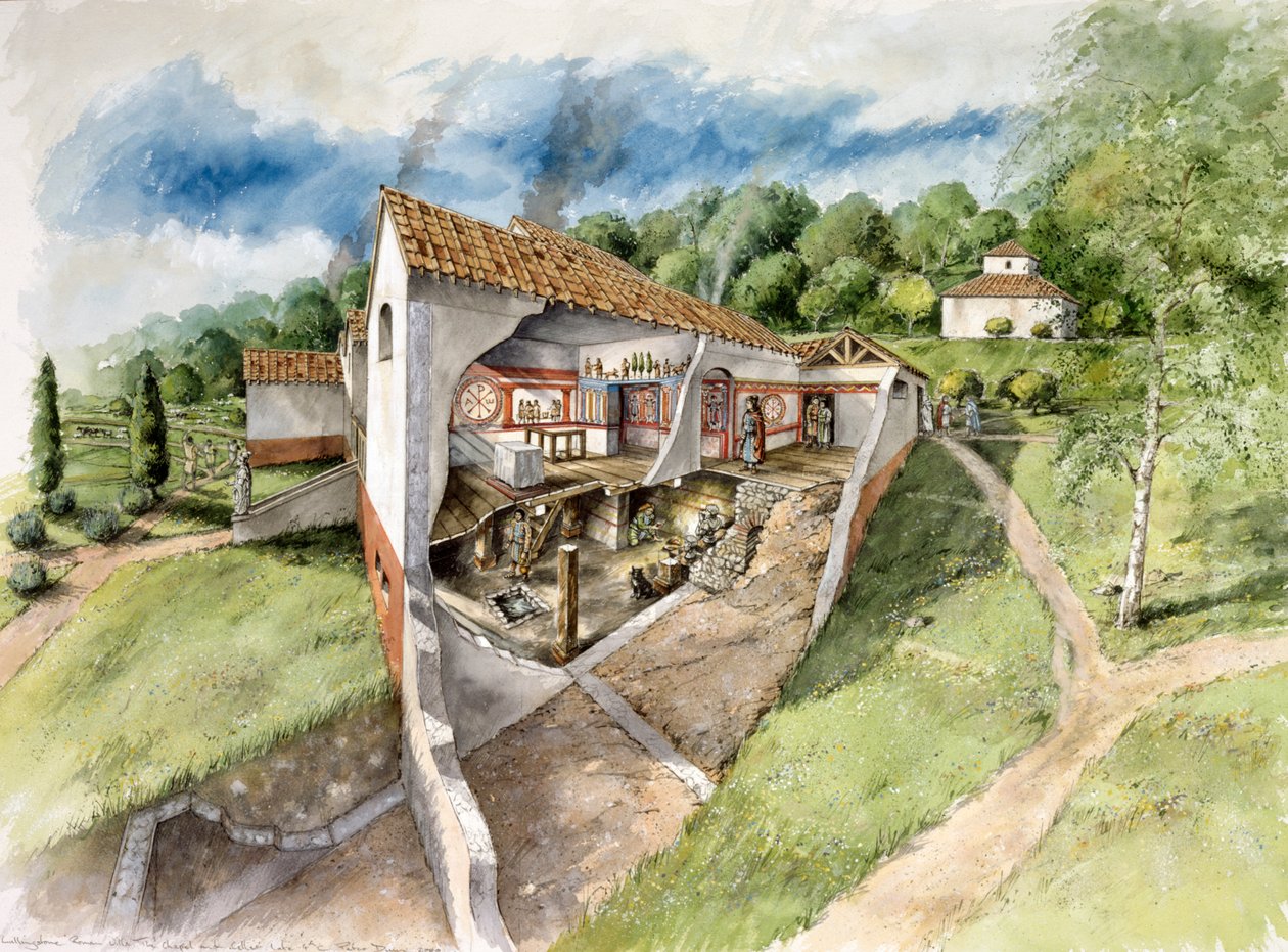 Lullingstone Roman Villa by Peter Dunn