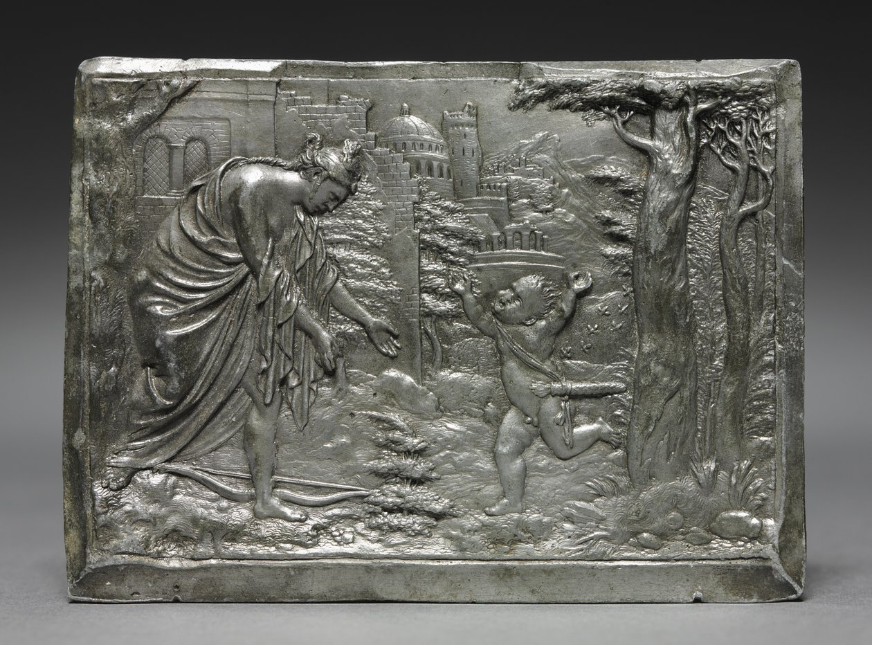 Cupid Complaining to Venus, c. 1540-1546 by Peter Flötner