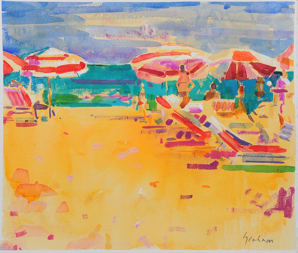Ocean Beach by Peter Graham (Contemporary)
