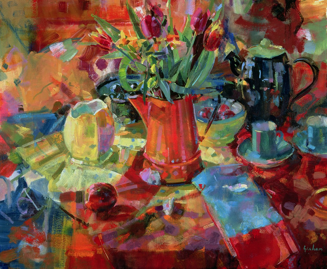 Sienna Bouquet by Peter Graham (Contemporary)