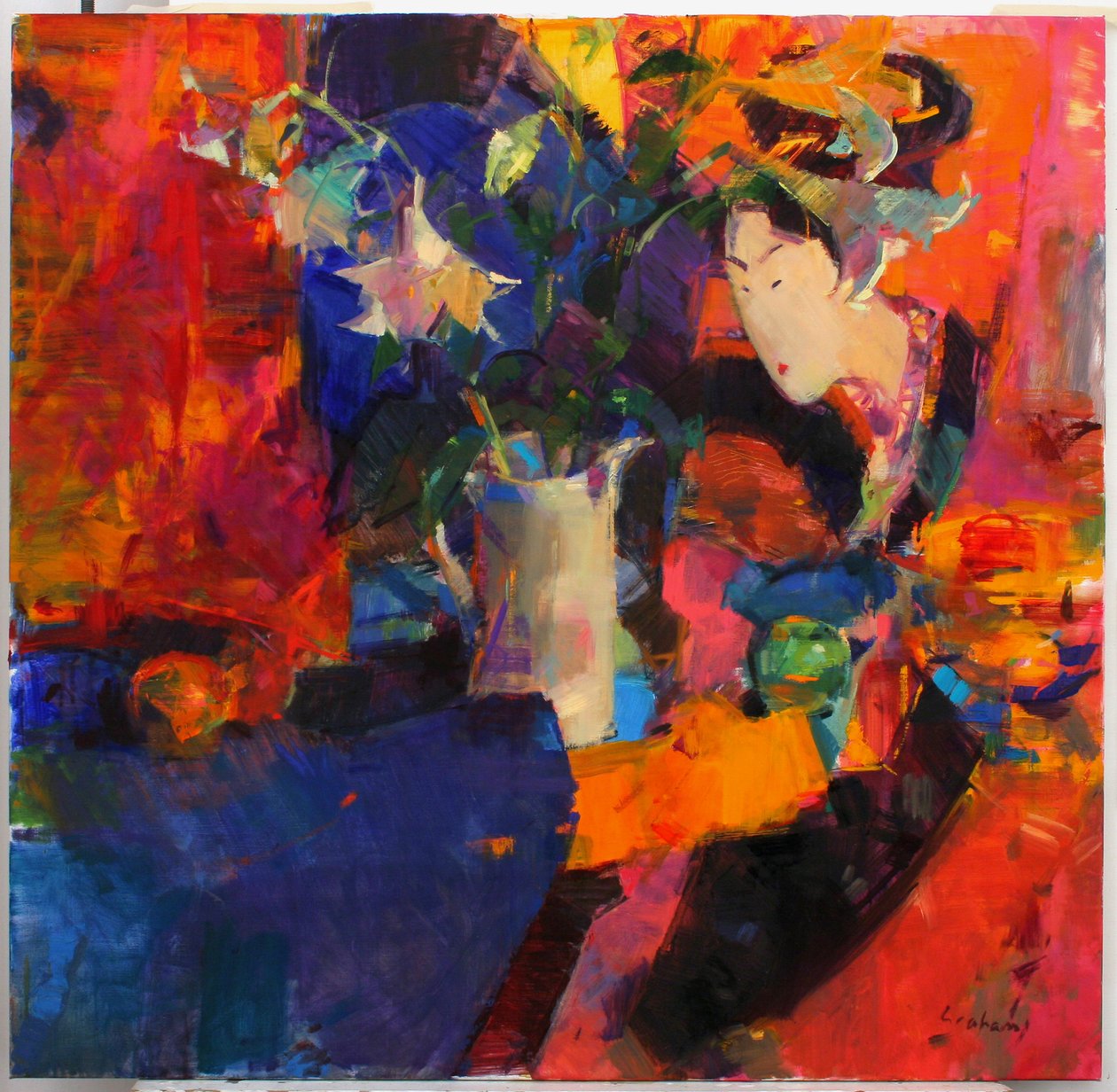 White Lilies by Peter Graham (Contemporary)