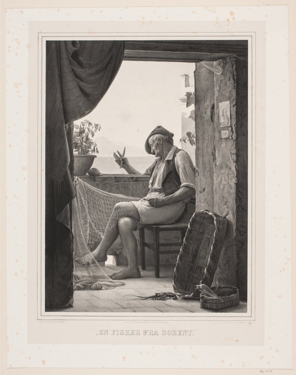 A Fisherman from Sorrento by Peter Henrik Gemzøe