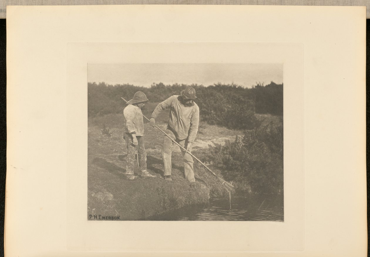 Eel-Picking in Suffolk Waters by Peter Henry Emerson