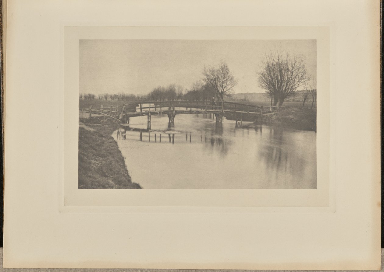 Footbridge Near Cheshunt by Peter Henry Emerson