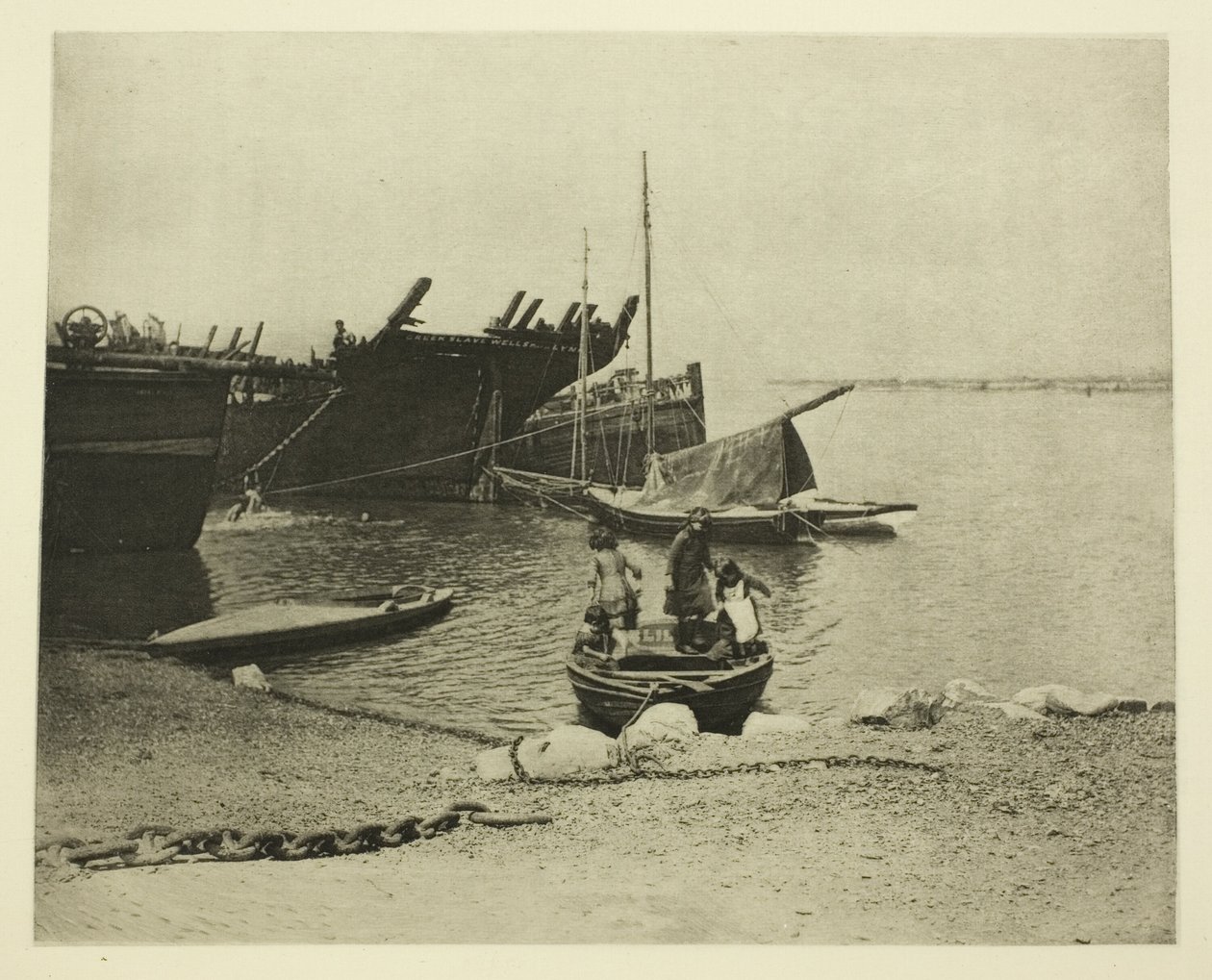 Old Hulks by Peter Henry Emerson