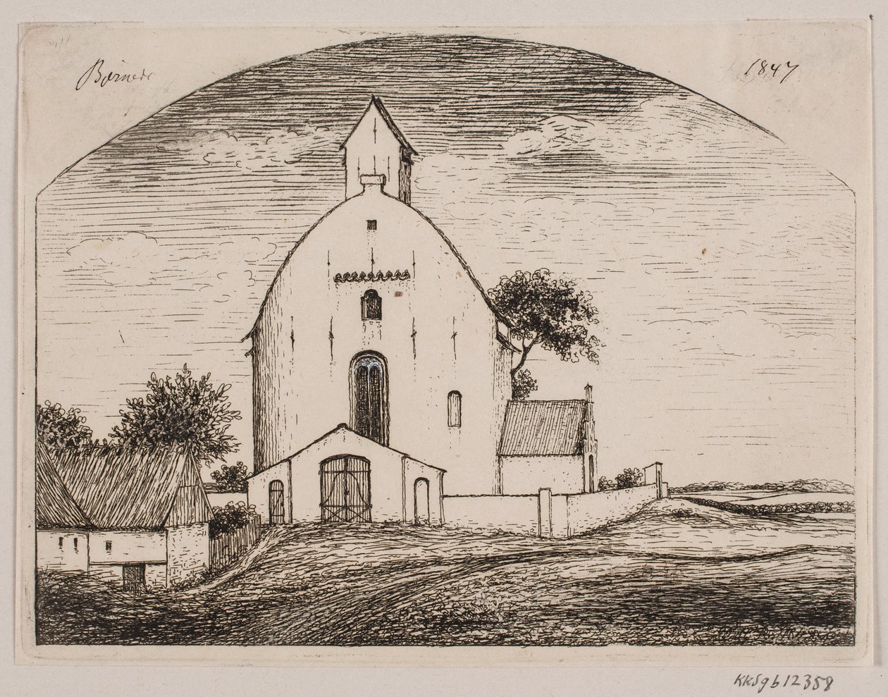 Bjernede Church by Peter Herman Rasmussen