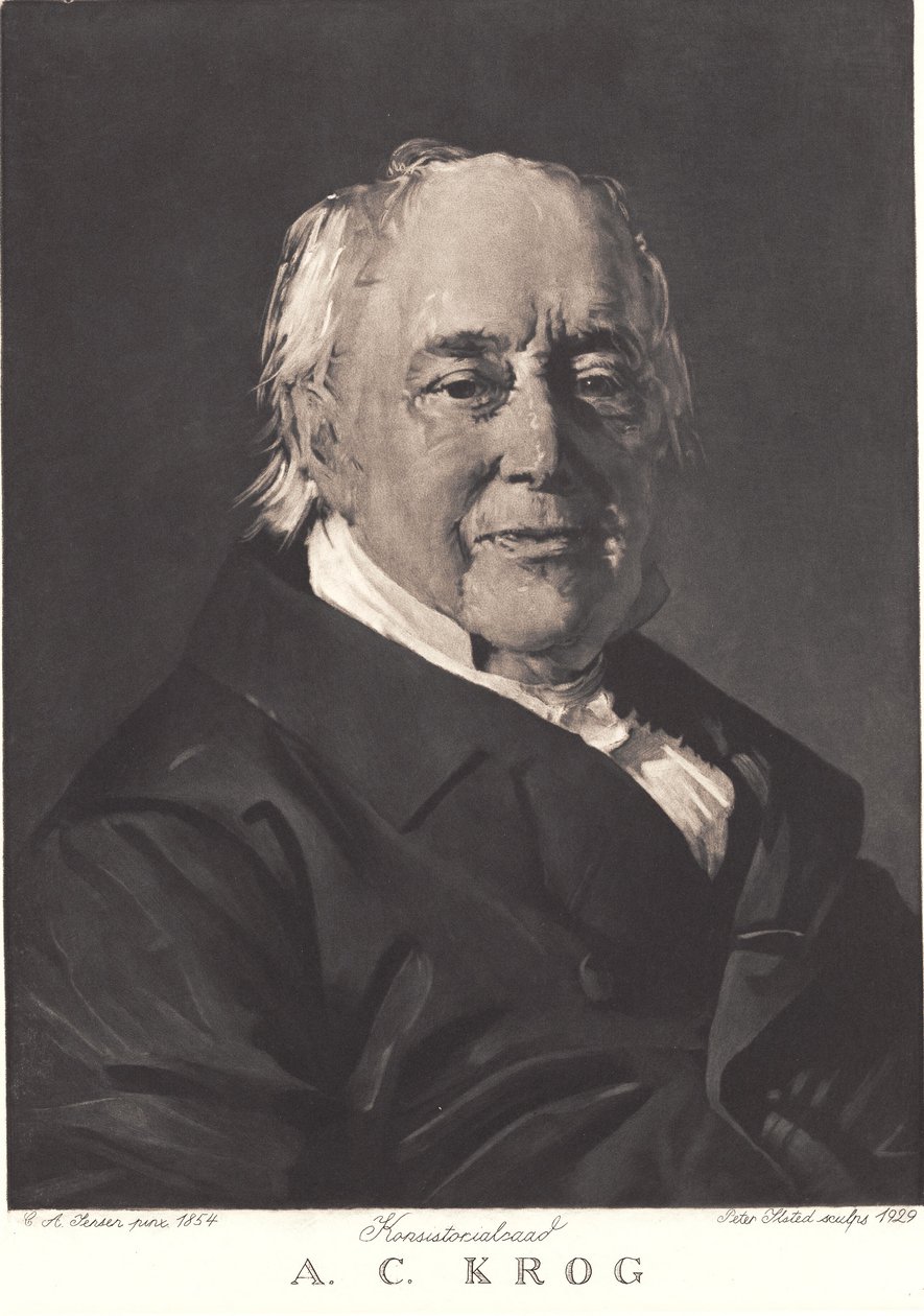 A. C. Krog by Peter Vilhelm Ilsted