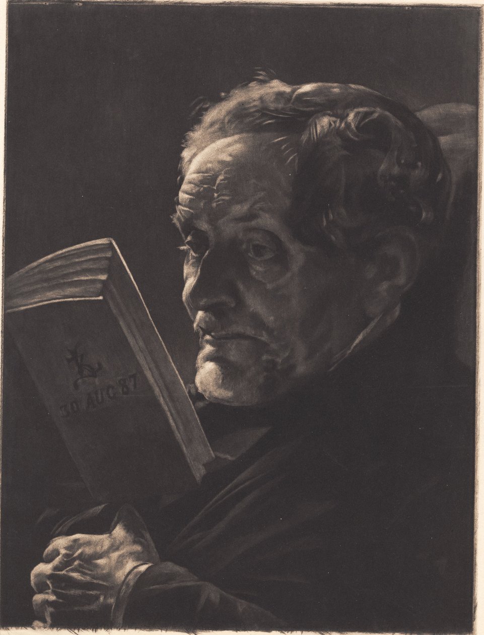Chief Physician C. V. Zahrtmann by Peter Vilhelm Ilsted