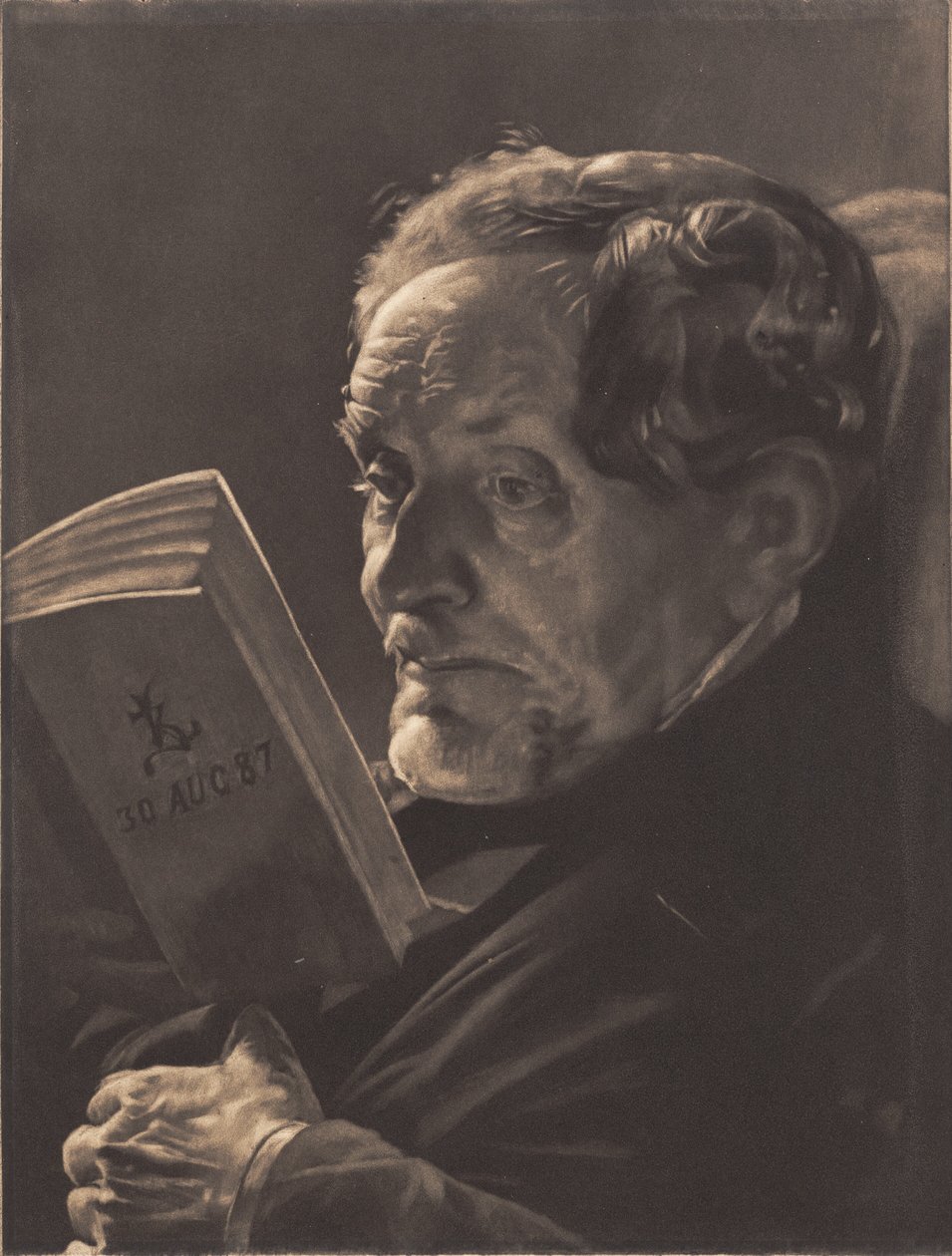 Chief Physician C. V. Zahrtmann by Peter Vilhelm Ilsted