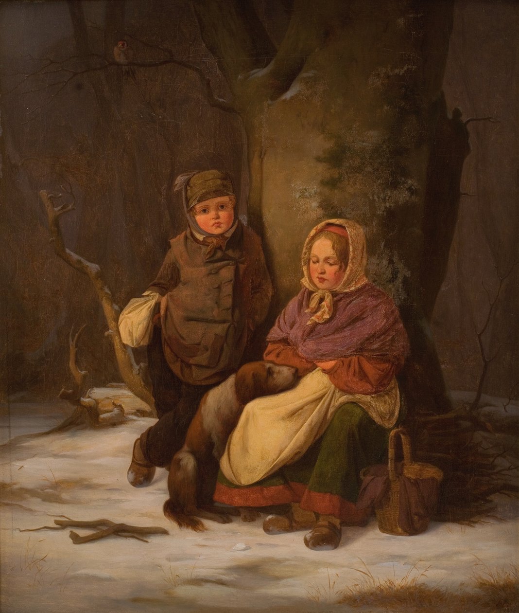 Two Poor Children by Peter Julius Larsen