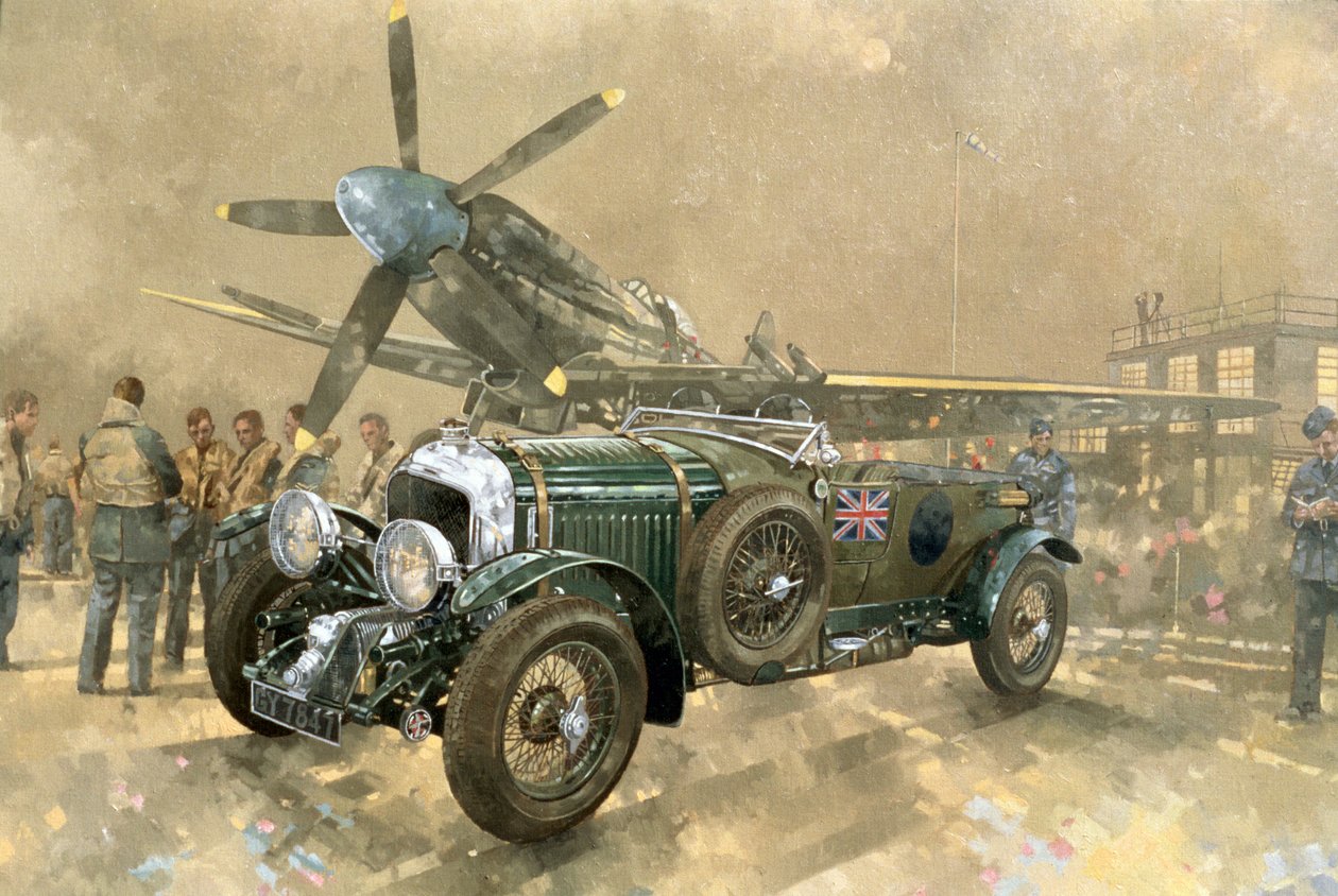 Bentley and Spitfire by Peter Miller