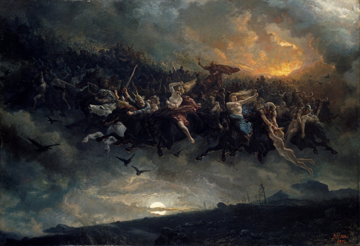 The Wild Hunt of Odin by Peter Nicolai Arbo