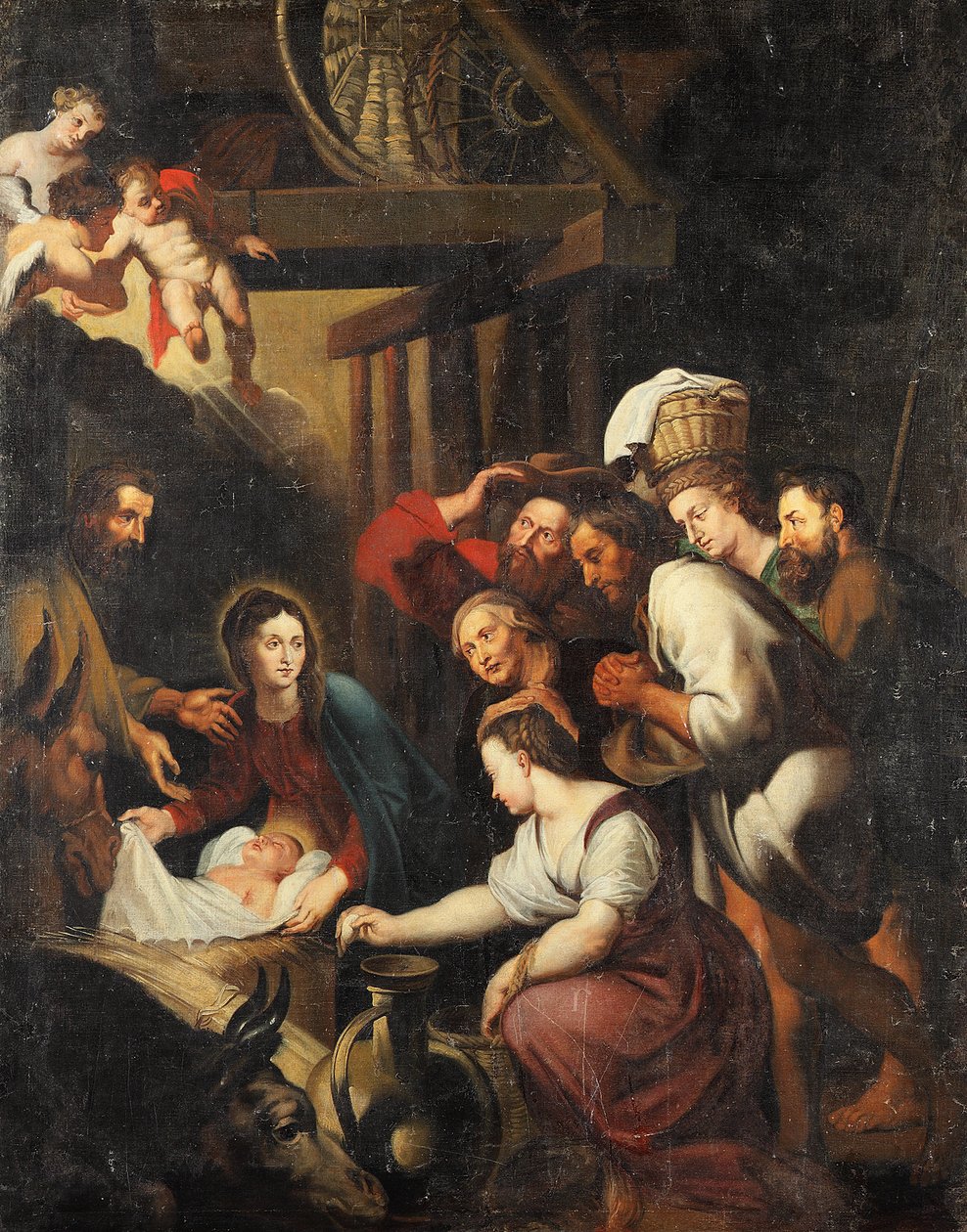 Adoration of the Shepherds by Peter Paul Rubens