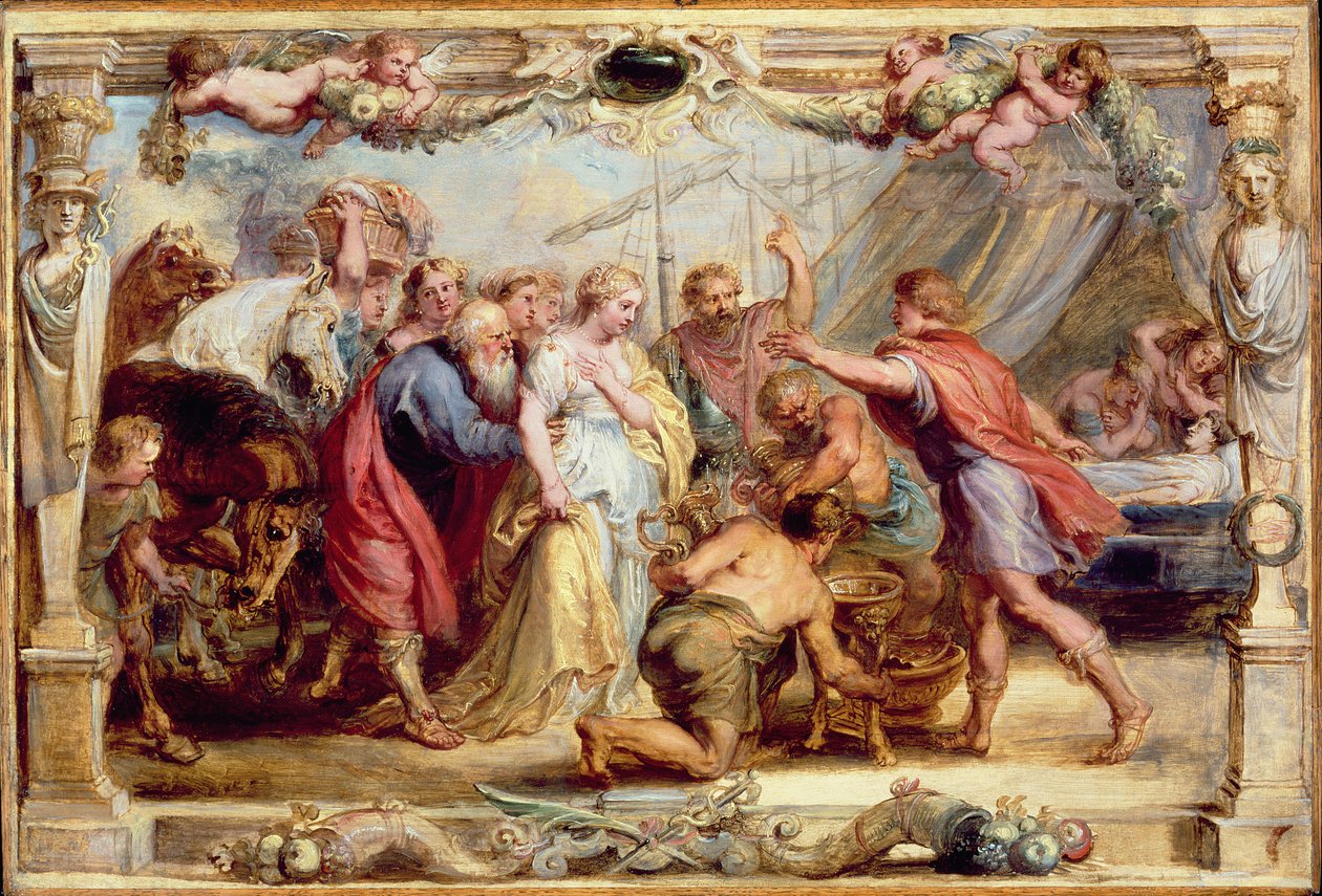 Briseis Given back to Achilles by Peter Paul Rubens