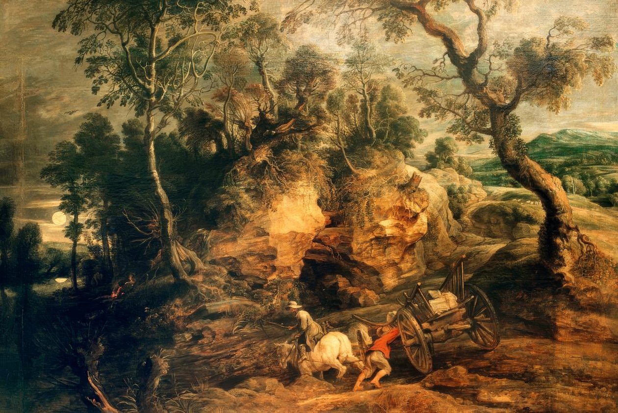 The Stuck Cart by Peter Paul Rubens