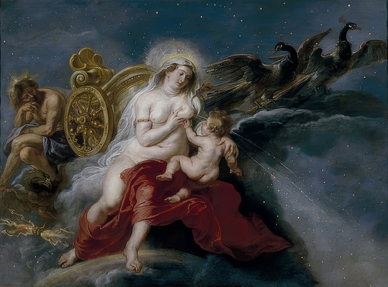 The Origin of the Milky Way. 1636-38 by Peter Paul Rubens