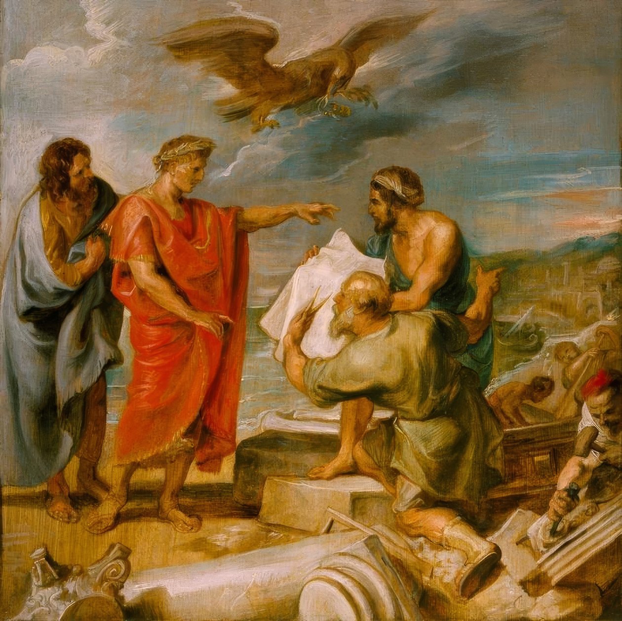 The Founding of Constantinople by Peter Paul Rubens
