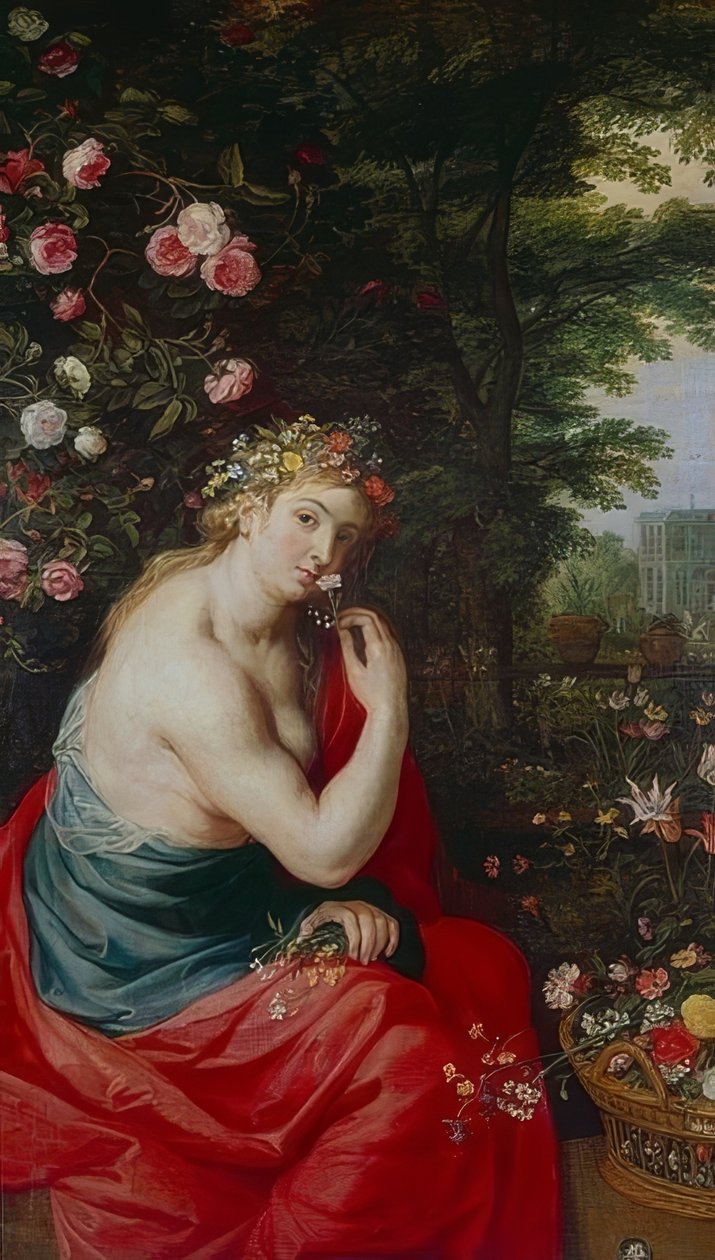 The Goddess Flora. Around 1625 by Peter Paul Rubens