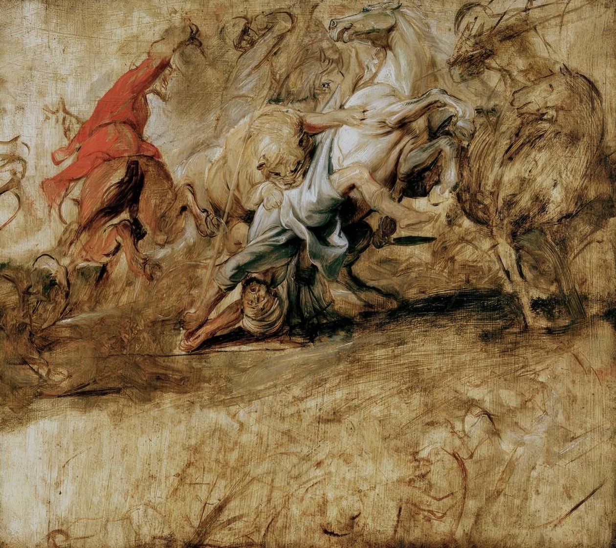 Lion Hunt by Peter Paul Rubens