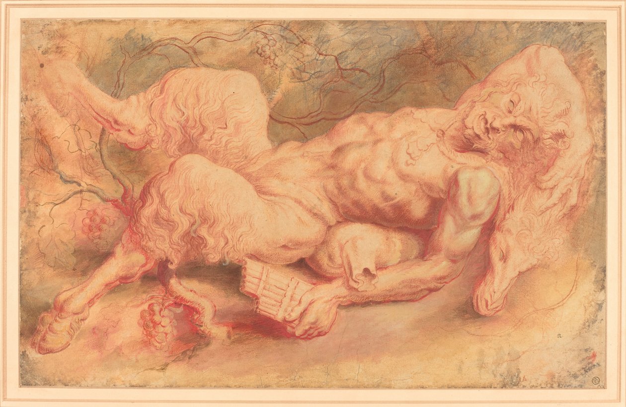 Pan Reclining, possibly c. 1610 by Peter Paul Rubens