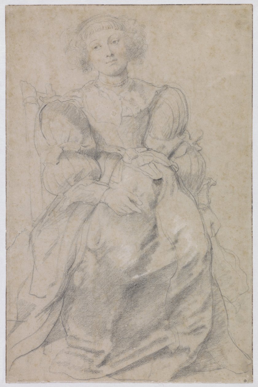 Portrait of Hélène Fourment by Peter Paul Rubens