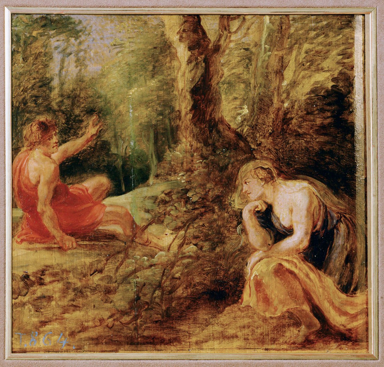 Procris and Cephalos by Peter Paul Rubens