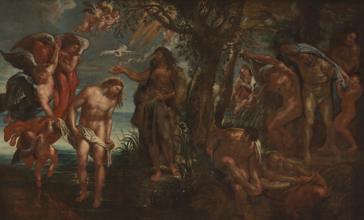 The Baptism of Christ by Peter Paul Rubens