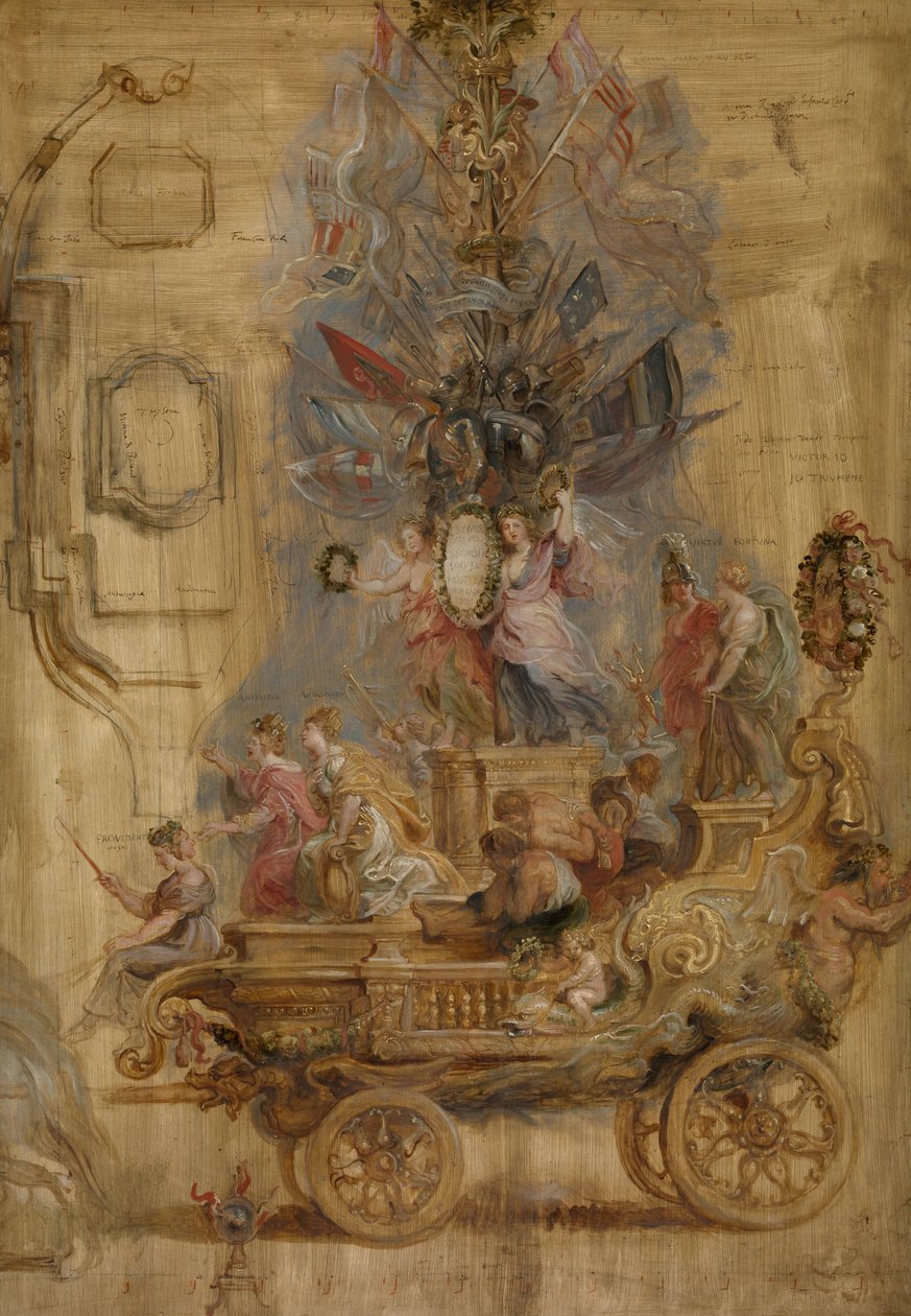 The Triumphal Chariot of Kallo by Peter Paul Rubens