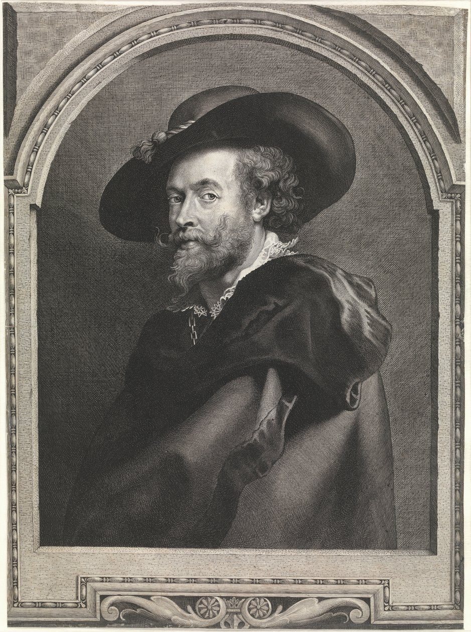 The Painter Peter Paul Rubens (engraving) by Peter Paul Rubens