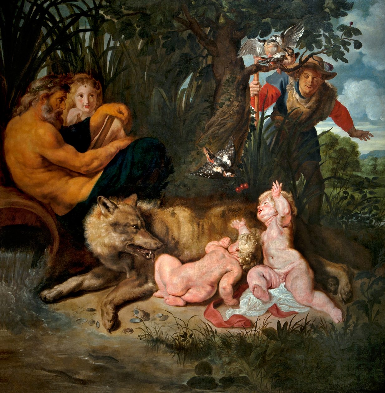 The She-Wolf Suckles Romulus and Remus by Peter Paul Rubens