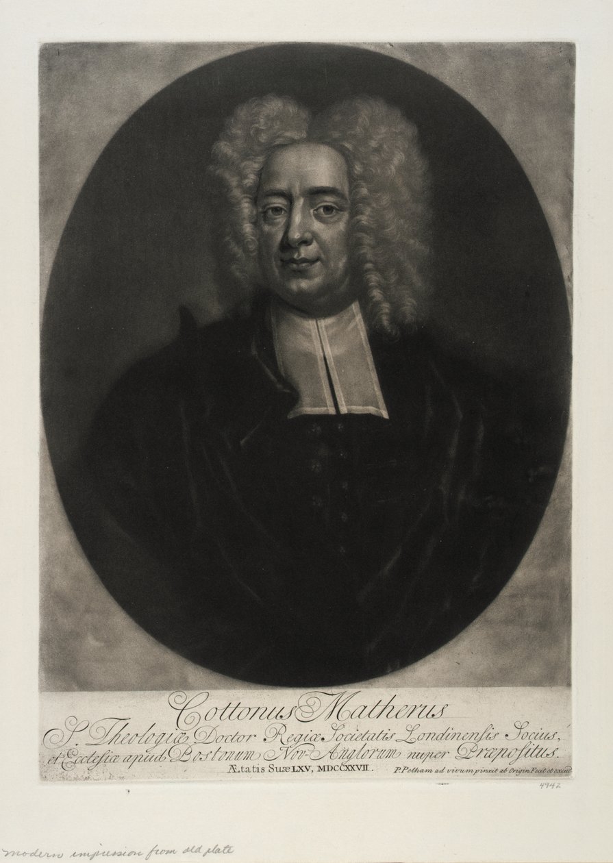 Cottonus Matherus by Peter Pelham