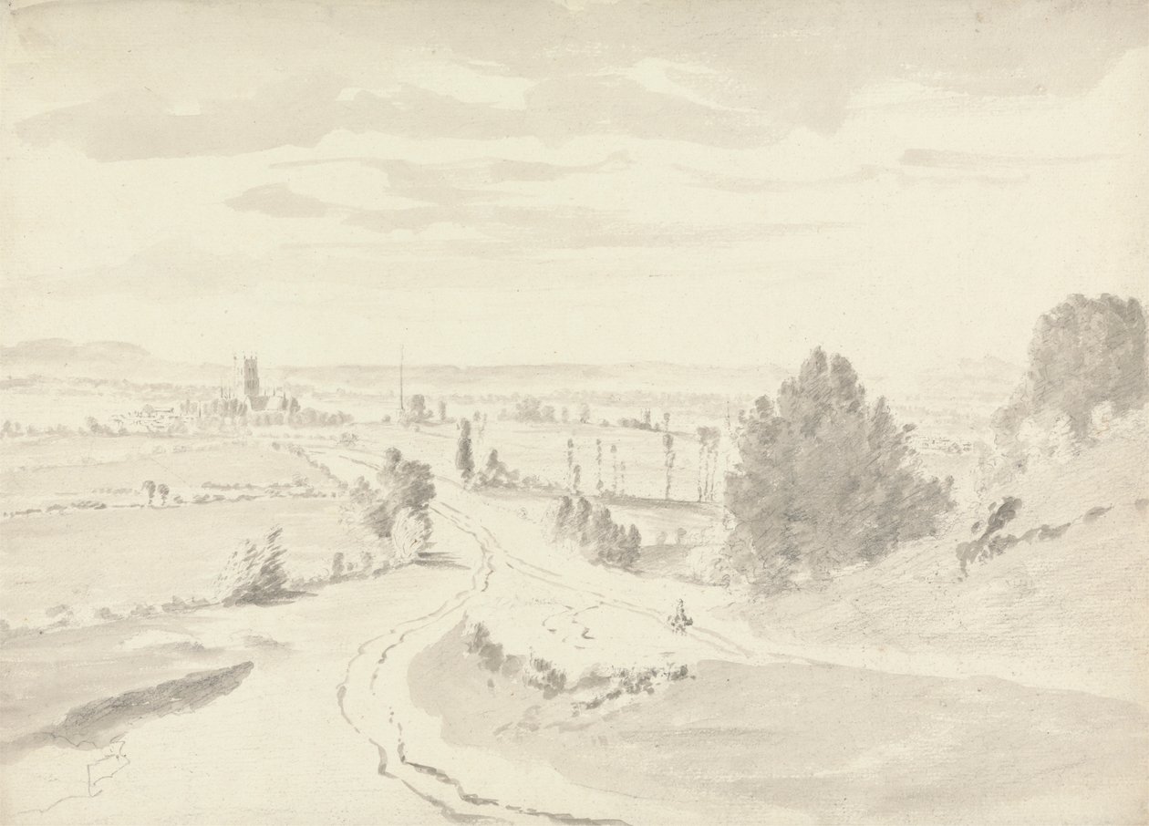 Distant View of a Town by Peter Rashleigh