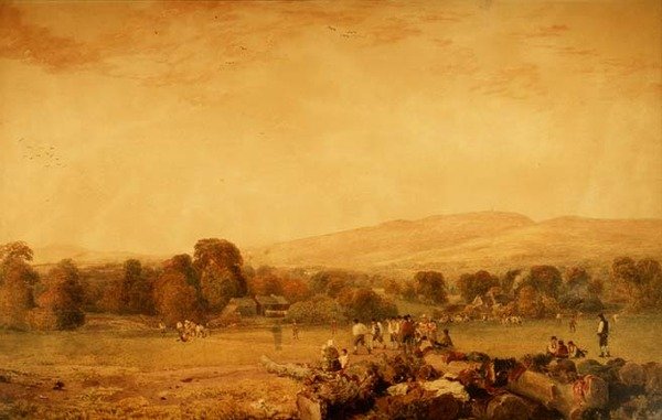 The Cricketers by Peter de Wint