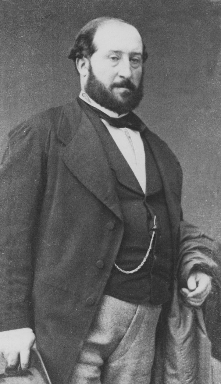 Portrait of Emile Augier by Petit