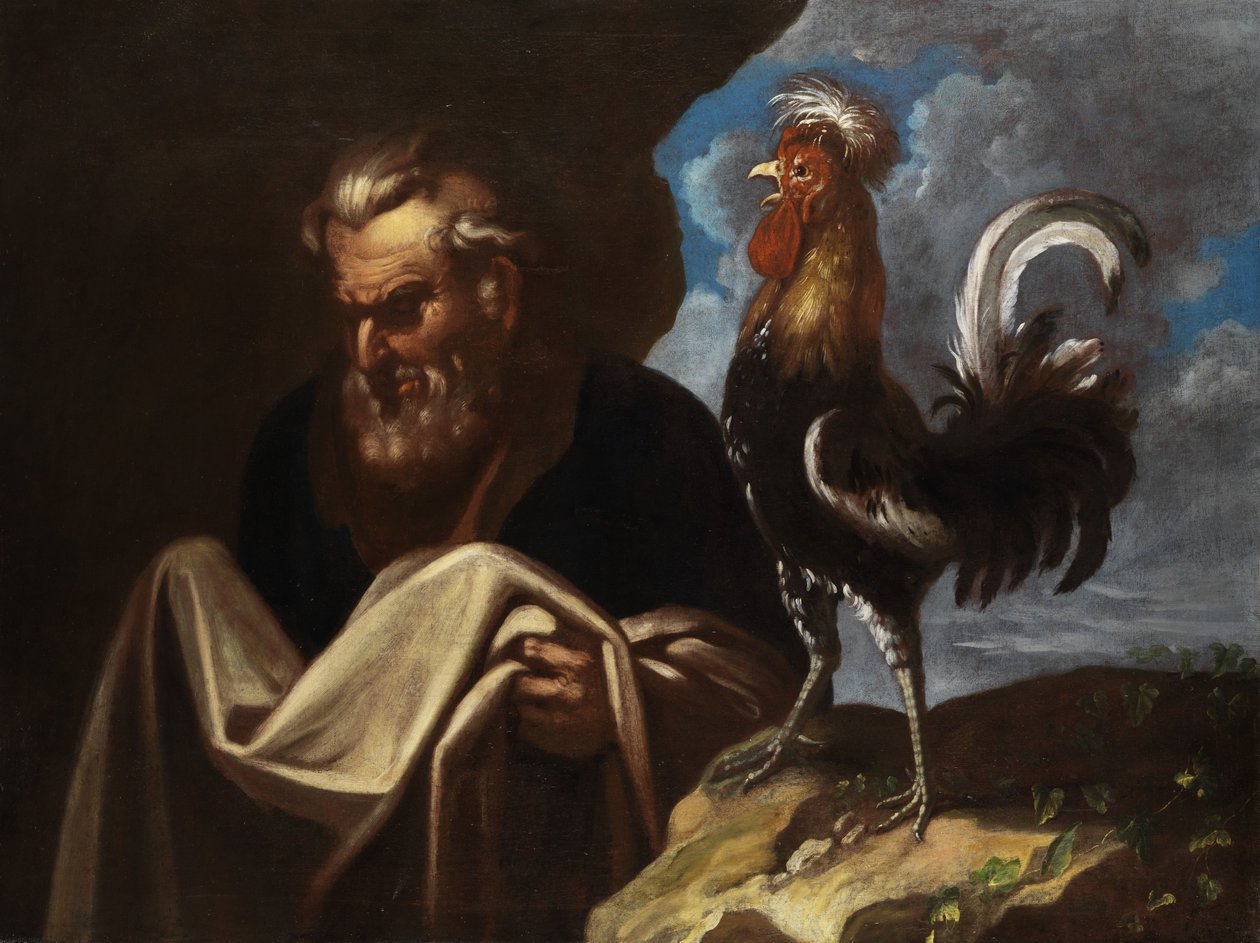 Peter with the Rooster by Petr Brandl