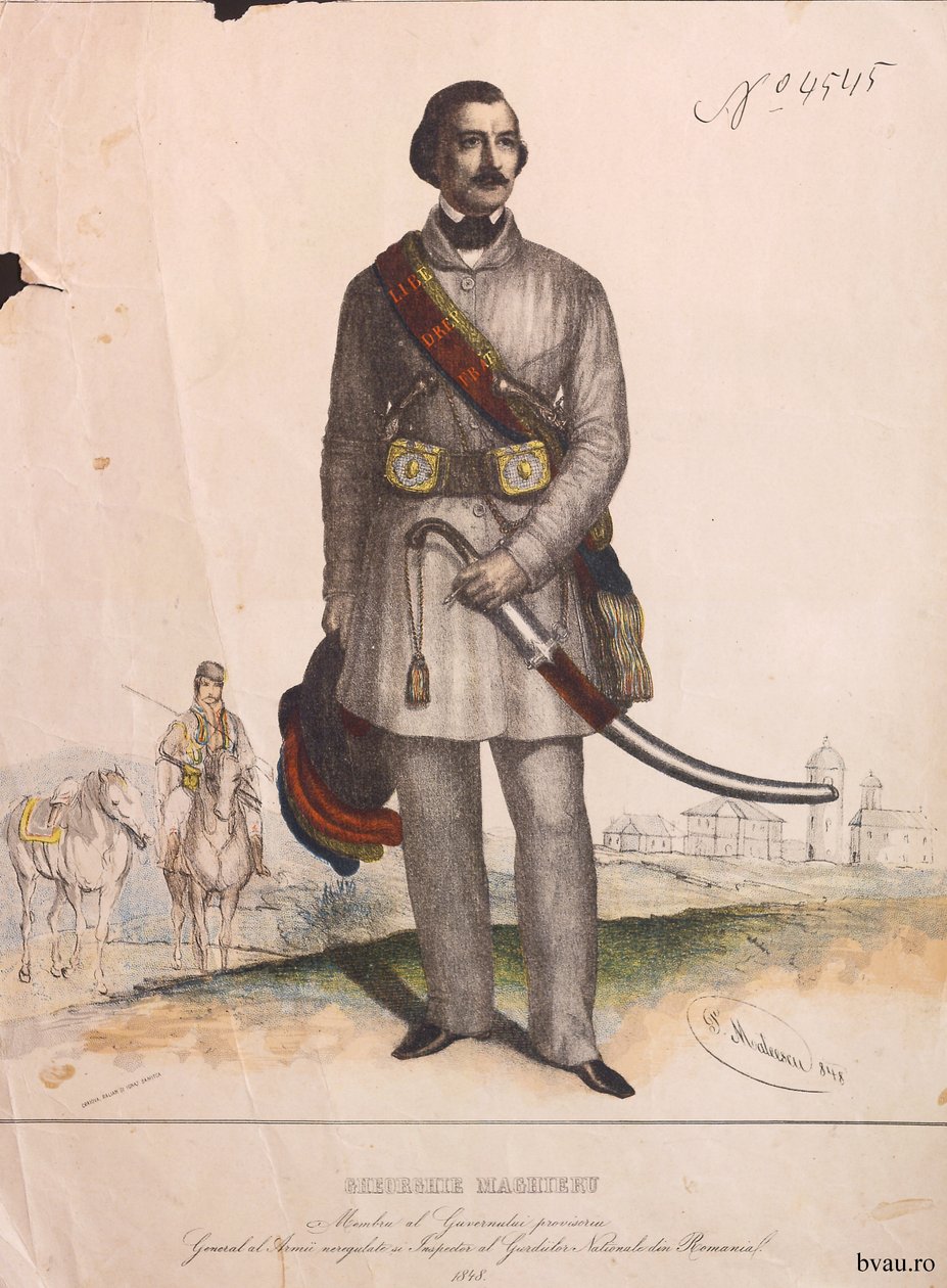Member of the Provisional Government General of the Irregular Army and Inspector of the National Guards of Romania by Petre Mateescu