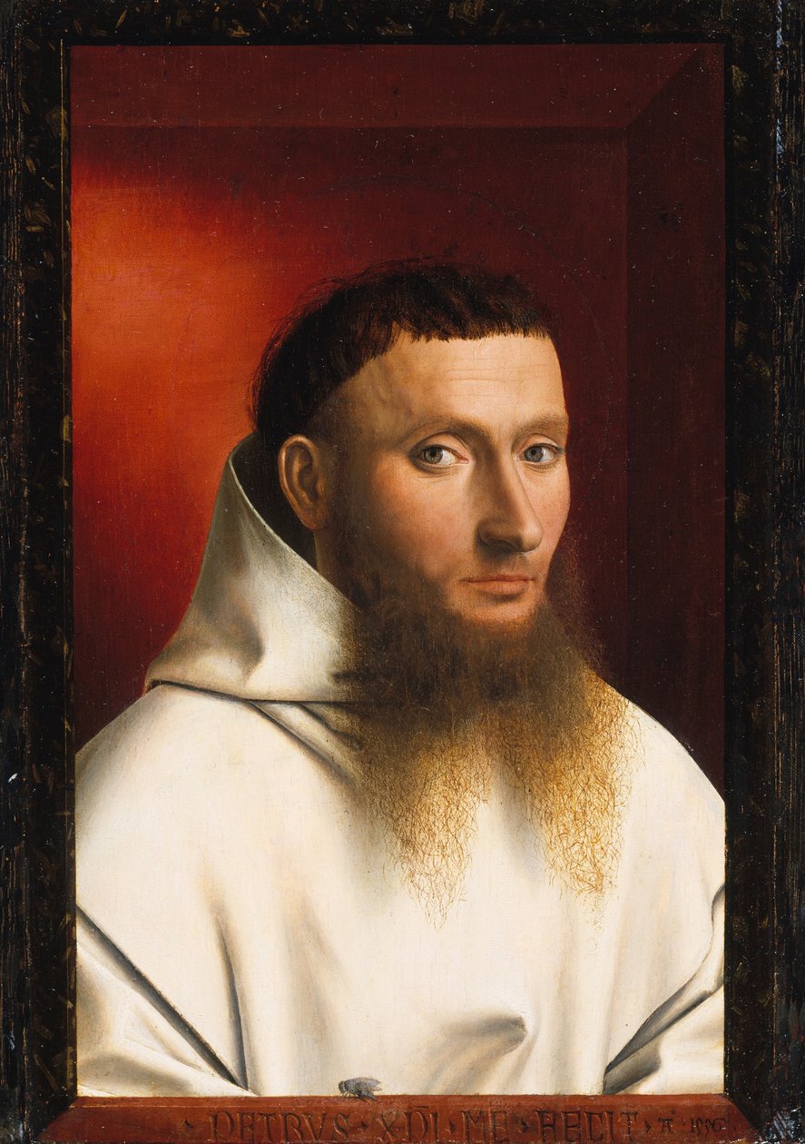 Portrait of a Carthusian by Petrus Christus