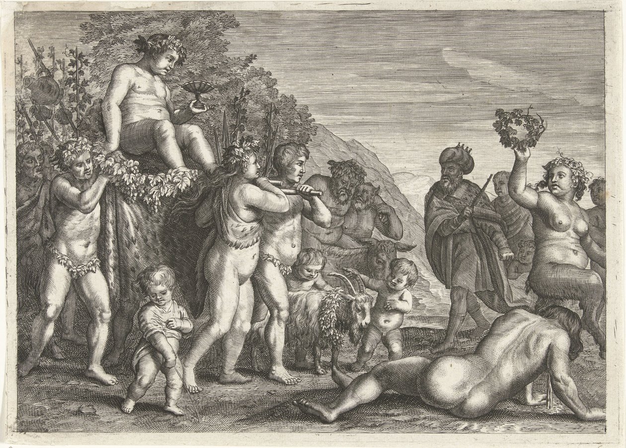 Triumph of Bacchus by Petrus Clouwet (possibly)
