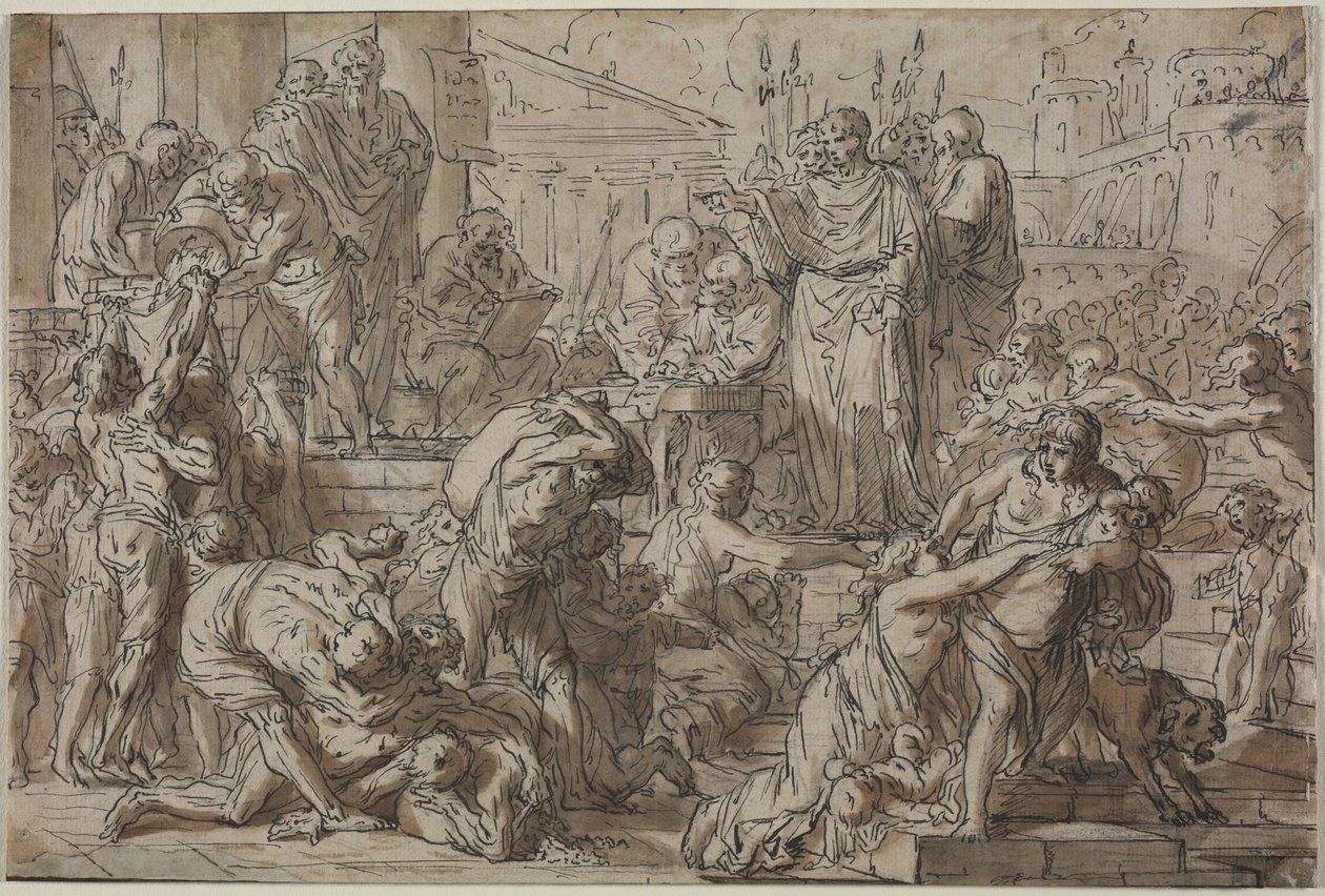Roman Subject by Philibert Benoît Delarue
