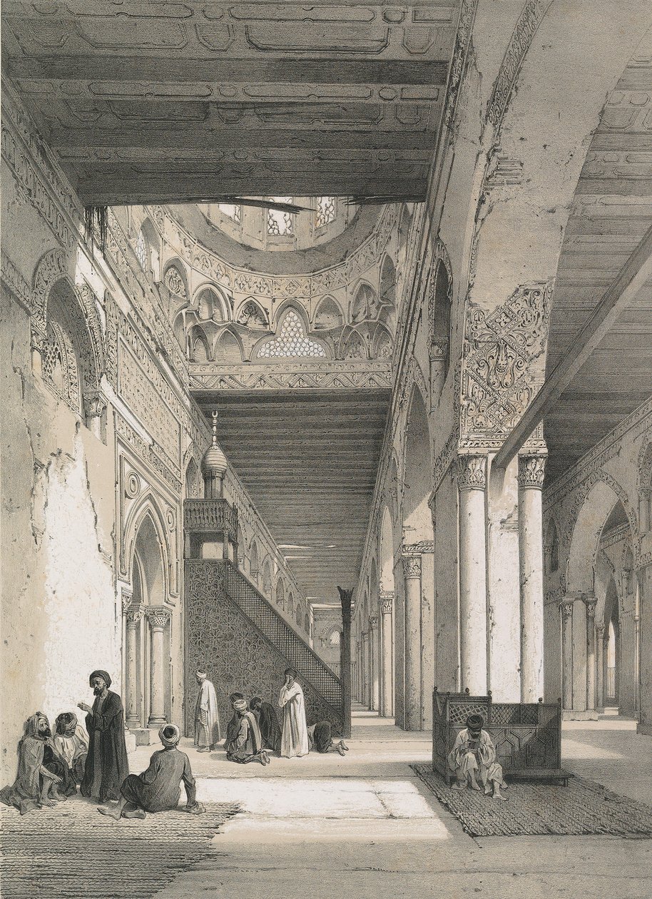 Mosque of Ibn Toulon by Philibert Joseph Girault de Prangey
