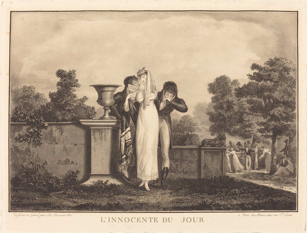 The Innocent of the Day by Philibert Louis Debucourt