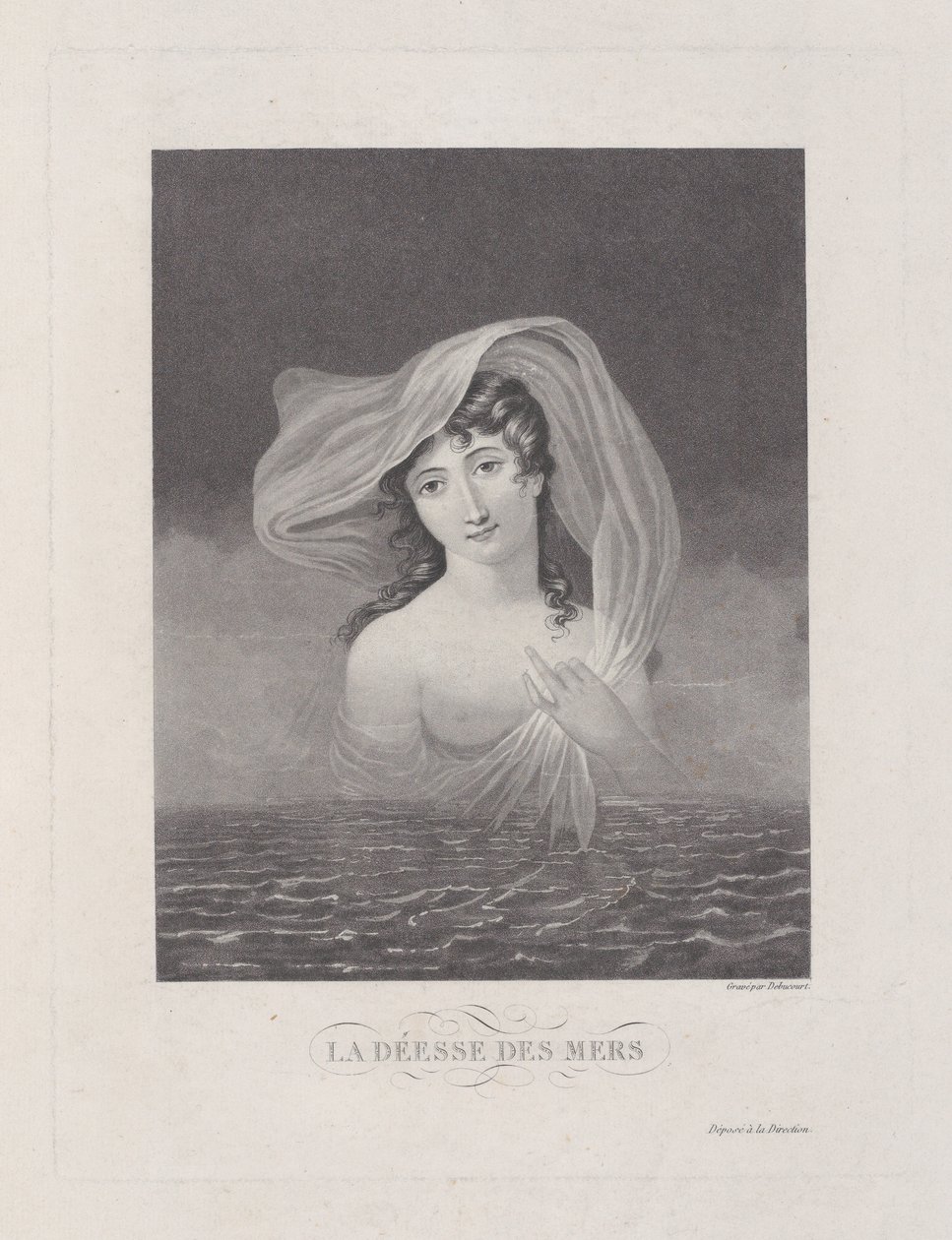 The Goddess of the Seas by Philibert Louis Debucourt