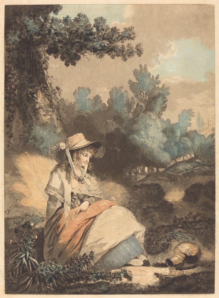 Poor Annette by Philibert Louis Debucourt