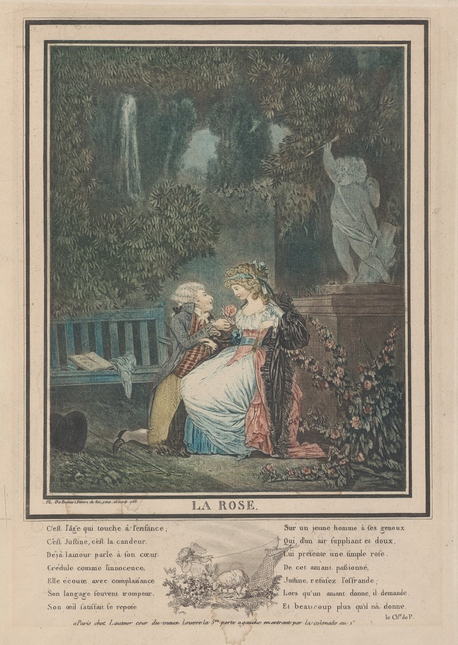 The Rose by Philibert Louis Debucourt