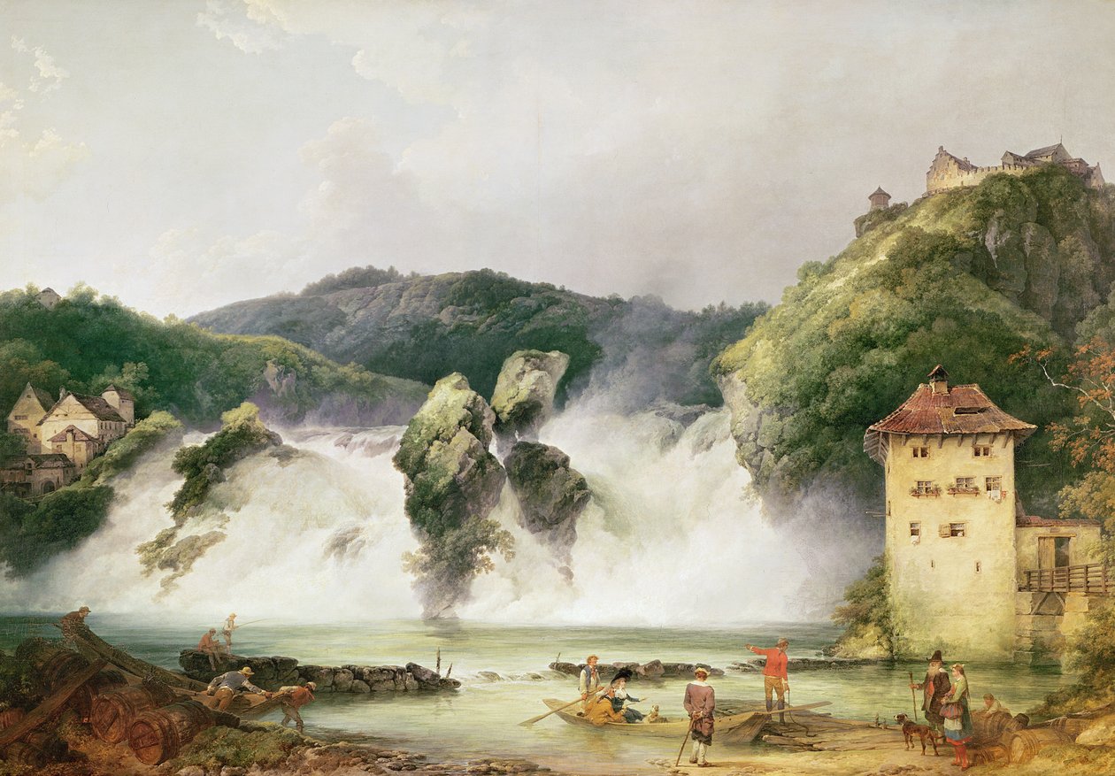 The Rhine Waterfall at Schaffhausen, 1775 by Philippe Jacques de Loutherbourg