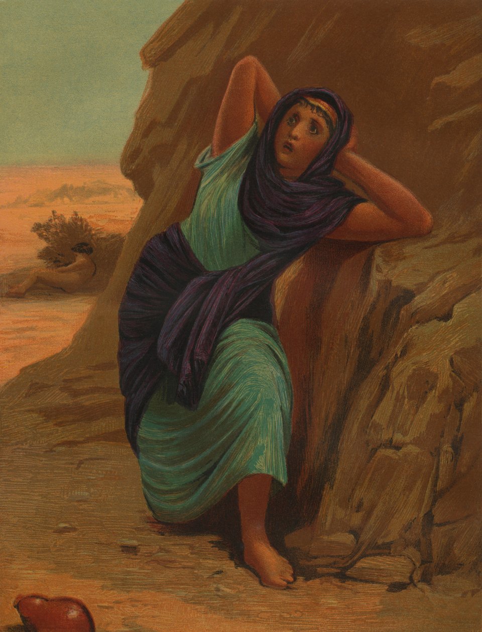 Hagar and Ishmael by Philip Richard Morris