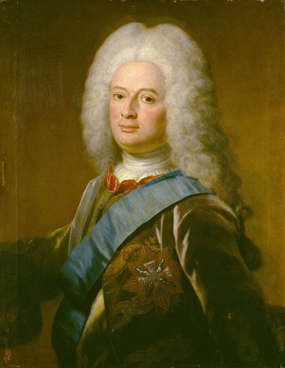 Portrait of William VIII, Landgrave of Hesse-Kassel by Philip van Dijk