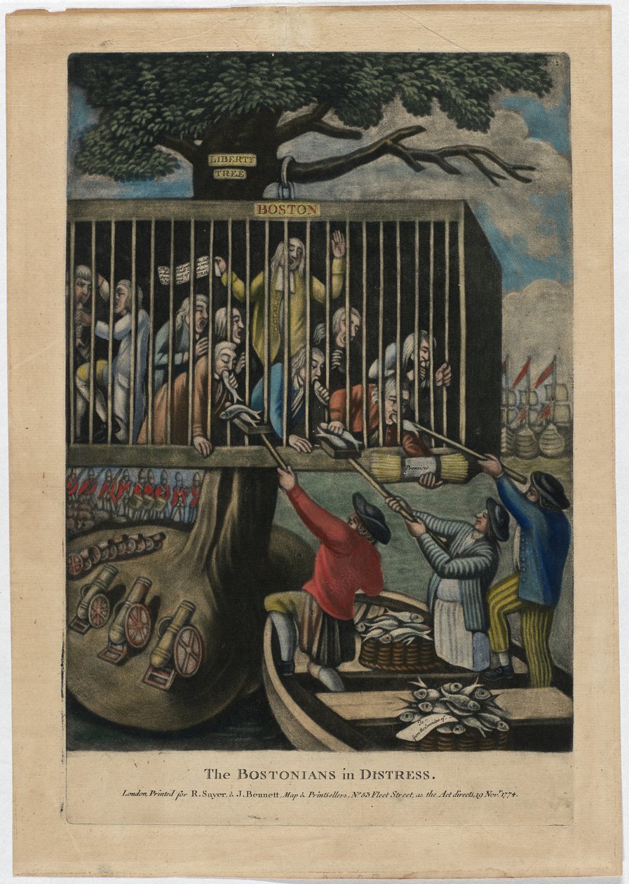 The Bostonians in Distress by Philip Dawe